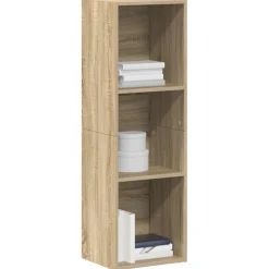 vidaXL Boekenkast/tv-meubel 36x30x114cm bewerkt hout sonoma eikenkleur