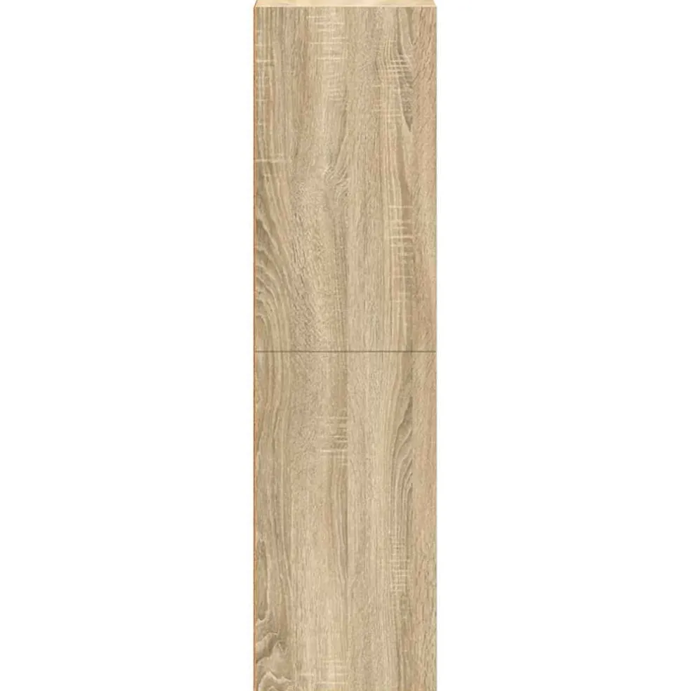 vidaXL Boekenkast/tv-meubel 36x30x114cm bewerkt hout sonoma eikenkleur