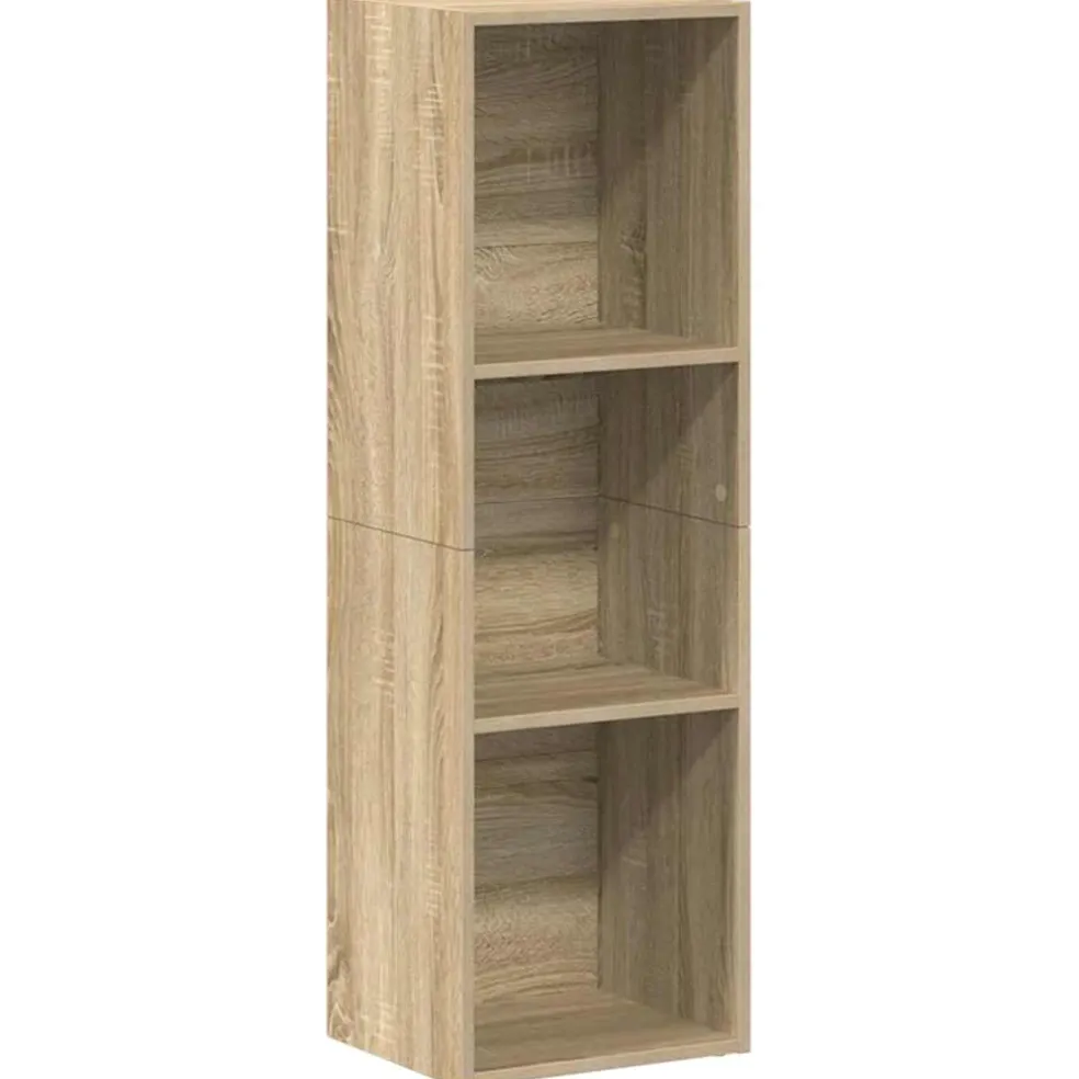 vidaXL Boekenkast/tv-meubel 36x30x114cm bewerkt hout sonoma eikenkleur