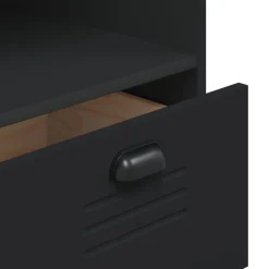 vidaXL Boekenkast VIKEN 80x40x90 cm bewerkt hout zwart