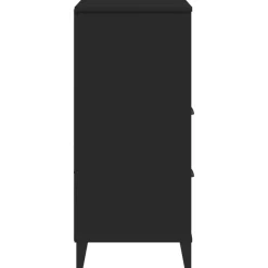 vidaXL Boekenkast VIKEN 80x40x90 cm bewerkt hout zwart