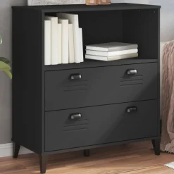 vidaXL Boekenkast VIKEN 80x40x90 cm bewerkt hout zwart