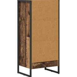 vidaXL Boekenkast 82,5x30,5x80 cm bewerkt hout sonoma eikenkleurig