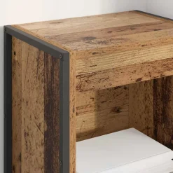vidaXL Boekenkast 82,5x30,5x80 cm bewerkt hout sonoma eikenkleurig