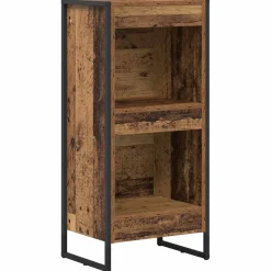 vidaXL Boekenkast 82,5x30,5x80 cm bewerkt hout sonoma eikenkleurig