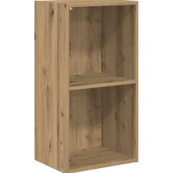 vidaXL Boekenkast 40x30x77 cm bewerkt hout artisanaal eikenkleurig