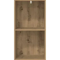 vidaXL Boekenkast 40x30x77 cm bewerkt hout artisanaal eikenkleurig