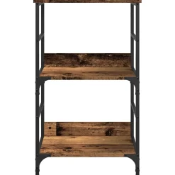 vidaXL Boekenkast 50x33x82 cm bewerkt hout oud houtkleurig