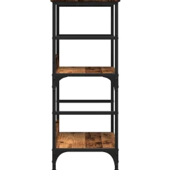 vidaXL Boekenkast 50x33x82 cm bewerkt hout oud houtkleurig