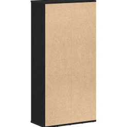vidaXL Boekenkast 50x25x104 cm bewerkt hout zwart eikenkleurig