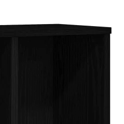 vidaXL Boekenkast 50x25x104 cm bewerkt hout zwart eikenkleurig