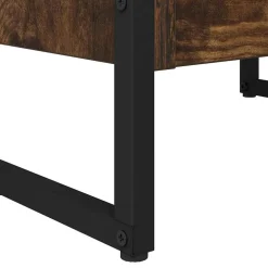 vidaXL Boekenkast 40 x 30 x 86,5 cm Bewerkt hout Rook Eik