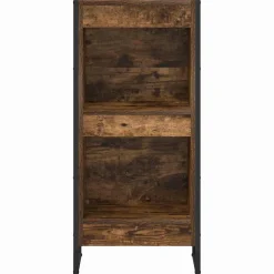 vidaXL Boekenkast 40 x 30 x 86,5 cm Bewerkt hout Rook Eik