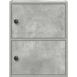 vidaXL Boekenkast 40x24x52 cm bewerkt hout betongrijs