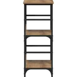vidaXL Boekenkast 50x33x82 cm bewerkt hout artisanaal eikenkleurig