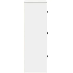 vidaXL Boekenkast 60x24x76,5 cm bewerkt hout wit