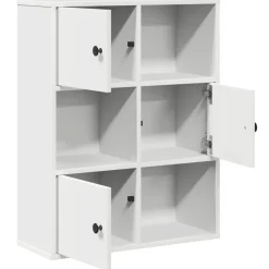 vidaXL Boekenkast 60x24x76,5 cm bewerkt hout wit
