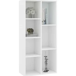 vidaXL Boekenkast 50x25x106 cm bewerkt hout wit