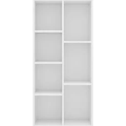 vidaXL Boekenkast 50x25x106 cm bewerkt hout wit