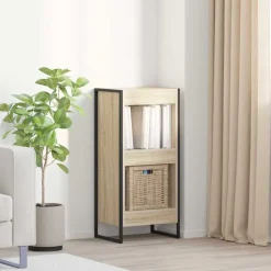 vidaXL Boekenkast 40 x 30 x 86,5 cm Bewerkt hout Sonoma