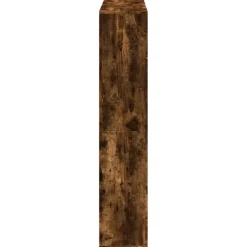 vidaXL Boekenkast 132x29x141,5 cm bewerkt hout gerookt eikenkleurig