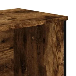vidaXL Boekenkast 50x31x74,5 cm bewerkt hout gerookt eikenkleurig