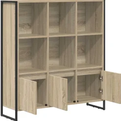 vidaXL Boekenkast 99,5 x 30 x 108 cm Bewerkt hout Sonoma