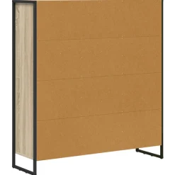 vidaXL Boekenkast 99,5 x 30 x 108 cm Bewerkt hout Sonoma