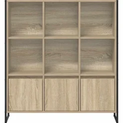 vidaXL Boekenkast 99,5 x 30 x 108 cm Bewerkt hout Sonoma
