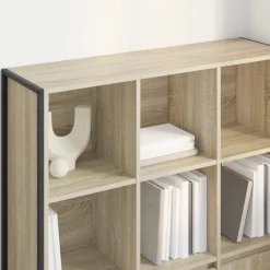 vidaXL Boekenkast 99,5 x 30 x 108 cm Bewerkt hout Sonoma