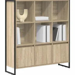vidaXL Boekenkast 99,5 x 30 x 108 cm Bewerkt hout Sonoma