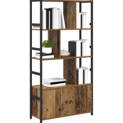 vidaXL Boekenkast 80 x 30 x 155,5 cm Bewerkt hout Oud hout
