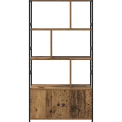 vidaXL Boekenkast 80 x 30 x 155,5 cm Bewerkt hout Oud hout