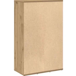 vidaXL Boekenkast 40x24x52 cm bewerkt hout zwart eikenkleurig
