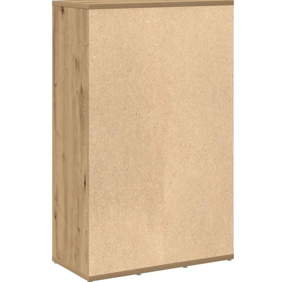 vidaXL Boekenkast 40x24x52 cm bewerkt hout zwart eikenkleurig
