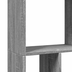 vidaXL Boekenkast 60x20x120,5 cm bewerkt hout grijs sonoma eikenkleurig