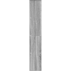 vidaXL Boekenkast 60x20x120,5 cm bewerkt hout grijs sonoma eikenkleurig