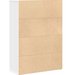 vidaXL Boekenkast 60x24x85 cm bewerkt hout wit