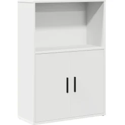 vidaXL Boekenkast 60x24x85 cm bewerkt hout wit
