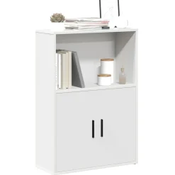 vidaXL Boekenkast 60x24x85 cm bewerkt hout wit