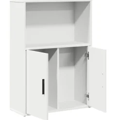 vidaXL Boekenkast 60x24x85 cm bewerkt hout wit