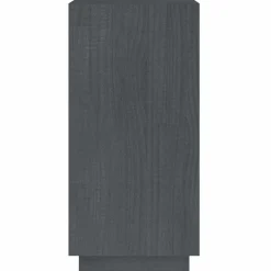 vidaXL Boekenkast 40x35x71 cm massief grenenhout grijs