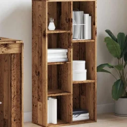 vidaXL Boekenkast 50x25x104 cm oud houtkleurig