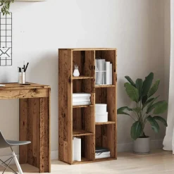vidaXL Boekenkast 50x25x104 cm oud houtkleurig