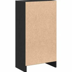 vidaXL Boekenkast 40x24x76 cm spaanplaat zwart eikenkleurig