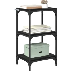 vidaXL Boekenkast Zwart eiken 40 x 33 x 70,5 cm