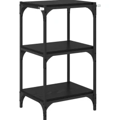 vidaXL Boekenkast Zwart eiken 40 x 33 x 70,5 cm