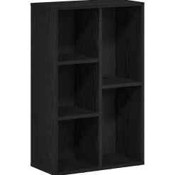 vidaXL Boekenkast Zwart Eiken 50x25x80 cm Engineered Wood