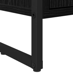 vidaXL Boekenkast Zwart Eiken 43 x 36 x 150.5 cm Bewerkt hout