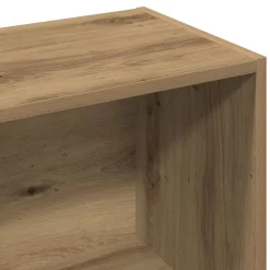 vidaXL Boekenrek 60,5x30x90 cm bewerkt hout artisanaal eikenkleurig